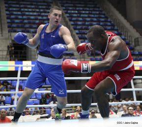 Pre-Panamericano de boxeo olímpico en el polideportivo Alexis Argüello
