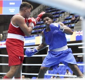 Pre-Panamericano de boxeo olímpico en el polideportivo Alexis Argüello