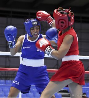 Pre-Panamericano de boxeo olímpico en el polideportivo Alexis Argüello