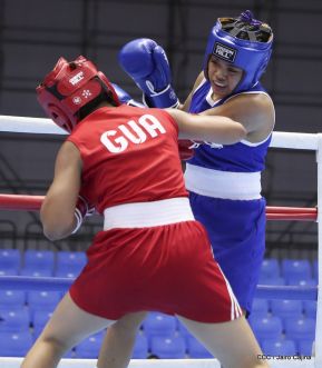 Pre-Panamericano de boxeo olímpico en el polideportivo Alexis Argüello