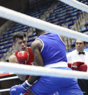 Pre-Panamericano de boxeo olímpico en el polideportivo Alexis Argüello