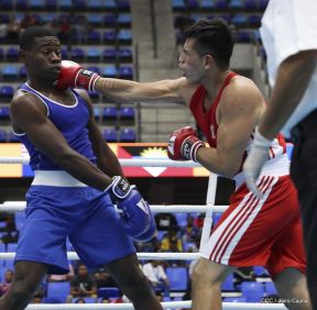 Pre-Panamericano de boxeo olímpico en el polideportivo Alexis Argüello