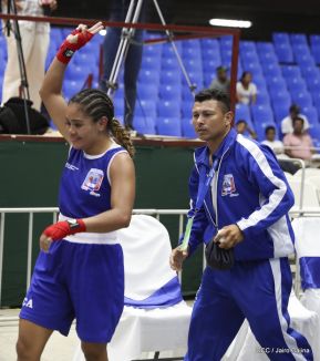 Pre-Panamericano de boxeo olímpico en el polideportivo Alexis Argüello