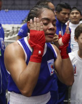 Pre-Panamericano de boxeo olímpico en el polideportivo Alexis Argüello