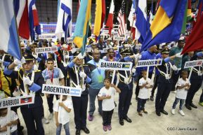 Pre-Panamericano de boxeo olímpico en el polideportivo Alexis Argüello