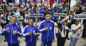 Pre-Panamericano de boxeo olímpico en el polideportivo Alexis Argüello