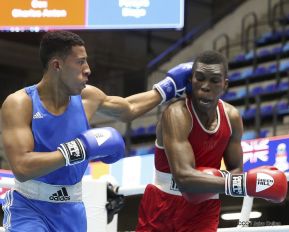 Pre-Panamericano de boxeo olímpico en el polideportivo Alexis Argüello