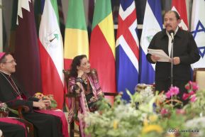  Nuevos embajadores entregaron cartas credenciales al presidente Daniel Ortega