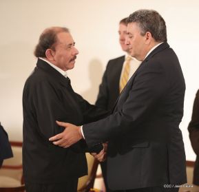 Nuevos embajadores entregaron cartas credenciales al presidente Daniel Ortega