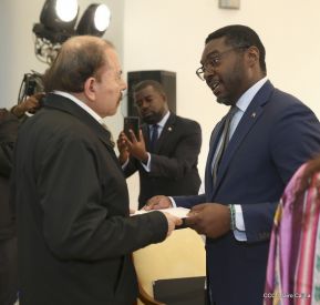  Nuevos embajadores entregaron cartas credenciales al presidente Daniel Ortega