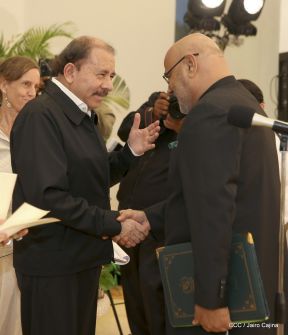  Nuevos embajadores entregaron cartas credenciales al presidente Daniel Ortega