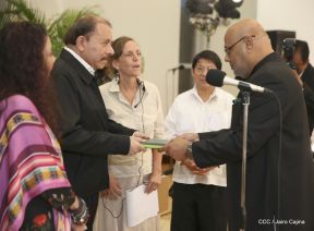  Nuevos embajadores entregaron cartas credenciales al presidente Daniel Ortega