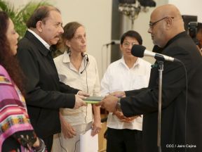  Nuevos embajadores entregaron cartas credenciales al presidente Daniel Ortega