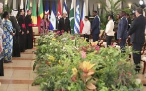  Nuevos embajadores entregaron cartas credenciales al presidente Daniel Ortega