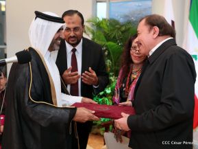  Nuevos embajadores entregaron cartas credenciales al presidente Daniel Ortega