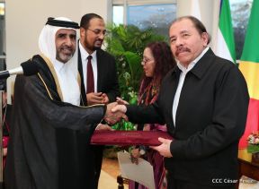  Nuevos embajadores entregaron cartas credenciales al presidente Daniel Ortega