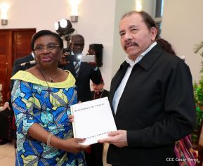  Nuevos embajadores entregaron cartas credenciales al presidente Daniel Ortega