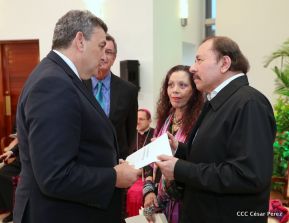  Nuevos embajadores entregaron cartas credenciales al presidente Daniel Ortega