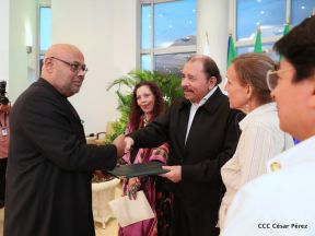  Nuevos embajadores entregaron cartas credenciales al presidente Daniel Ortega