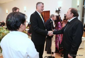 Nuevos embajadores entregaron cartas credenciales al presidente Daniel Ortega