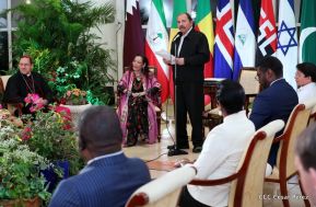  Nuevos embajadores entregaron cartas credenciales al presidente Daniel Ortega