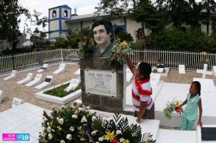 Homenaje a Gaspar García Laviana en Rivas