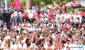 Conmemoración del 124 aniversario natal del general Augusto C. Sandino