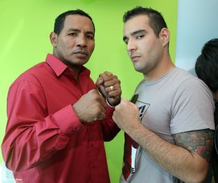 Previo verbal del combate entre "El Matador" Mayorga y "Checho" Ortiz