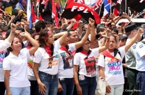Conmemoración del 124 aniversario natal del general Augusto C. Sandino