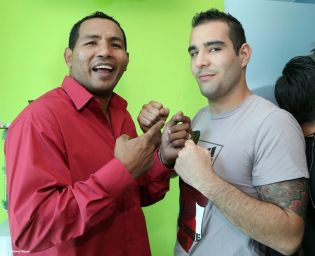 Previo verbal del combate entre "El Matador" Mayorga y "Checho" Ortiz
