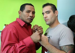 Previo verbal del combate entre "El Matador" Mayorga y "Checho" Ortiz