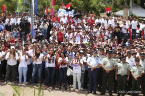 Conmemoración del 124 aniversario natal del general Augusto C. Sandino