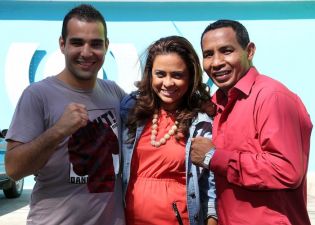 Previo verbal del combate entre "El Matador" Mayorga y "Checho" Ortiz