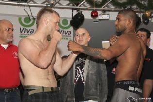 Pesaje de Ricardo El Matador Mayorga y Checho Ortiz