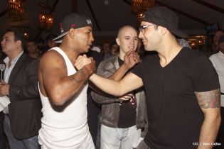 Pesaje de Ricardo El Matador Mayorga y Checho Ortiz