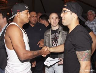 Pesaje de Ricardo El Matador Mayorga y Checho Ortiz