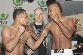 Pesaje de Ricardo El Matador Mayorga y Checho Ortiz