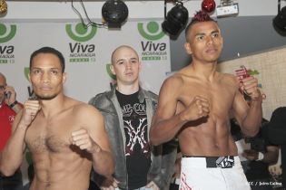 Pesaje de Ricardo El Matador Mayorga y Checho Ortiz