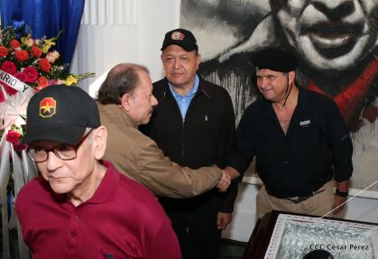 Presidente Daniel condecora póstumamente al compañero Raúl Venerio