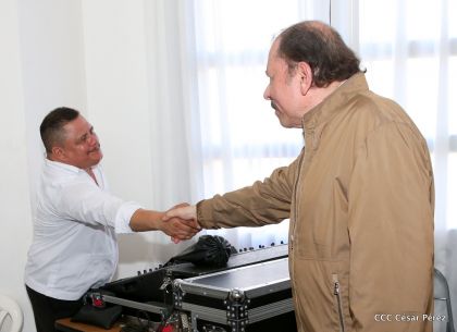 Presidente Daniel condecora póstumamente al compañero Raúl Venerio