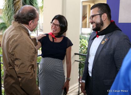 Presidente Daniel condecora póstumamente al compañero Raúl Venerio