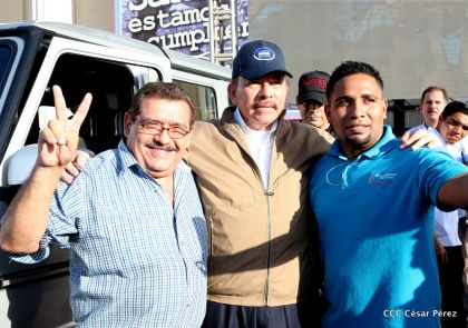 Presidente Daniel condecora póstumamente al compañero Raúl Venerio