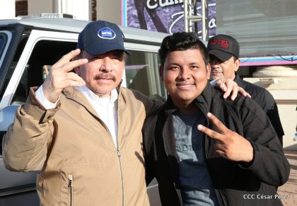 Presidente Daniel condecora póstumamente al compañero Raúl Venerio