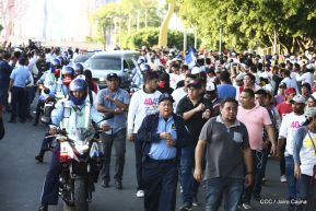 Homenaje al héroe del amor Bismarck Martínez