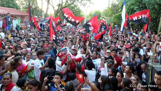 Así se conmemoró 40 años del repliegue de Diriamba a San Gregorio