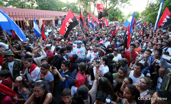 Así se conmemoró 40 años del repliegue de Diriamba a San Gregorio