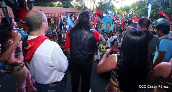 Así se conmemoró 40 años del repliegue de Diriamba a San Gregorio