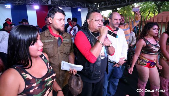 Así se conmemoró 40 años del repliegue de Diriamba a San Gregorio