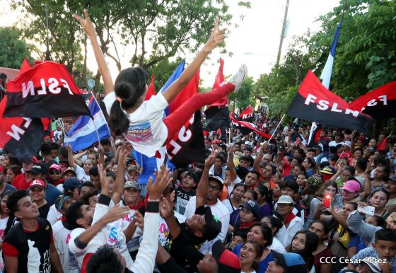 Así se conmemoró 40 años del repliegue de Diriamba a San Gregorio