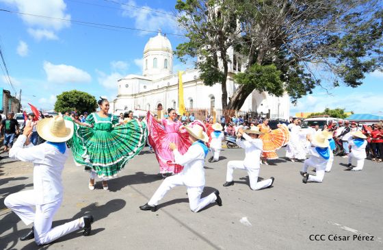 Así se conmemoró 40 años del repliegue de Diriamba a San Gregorio